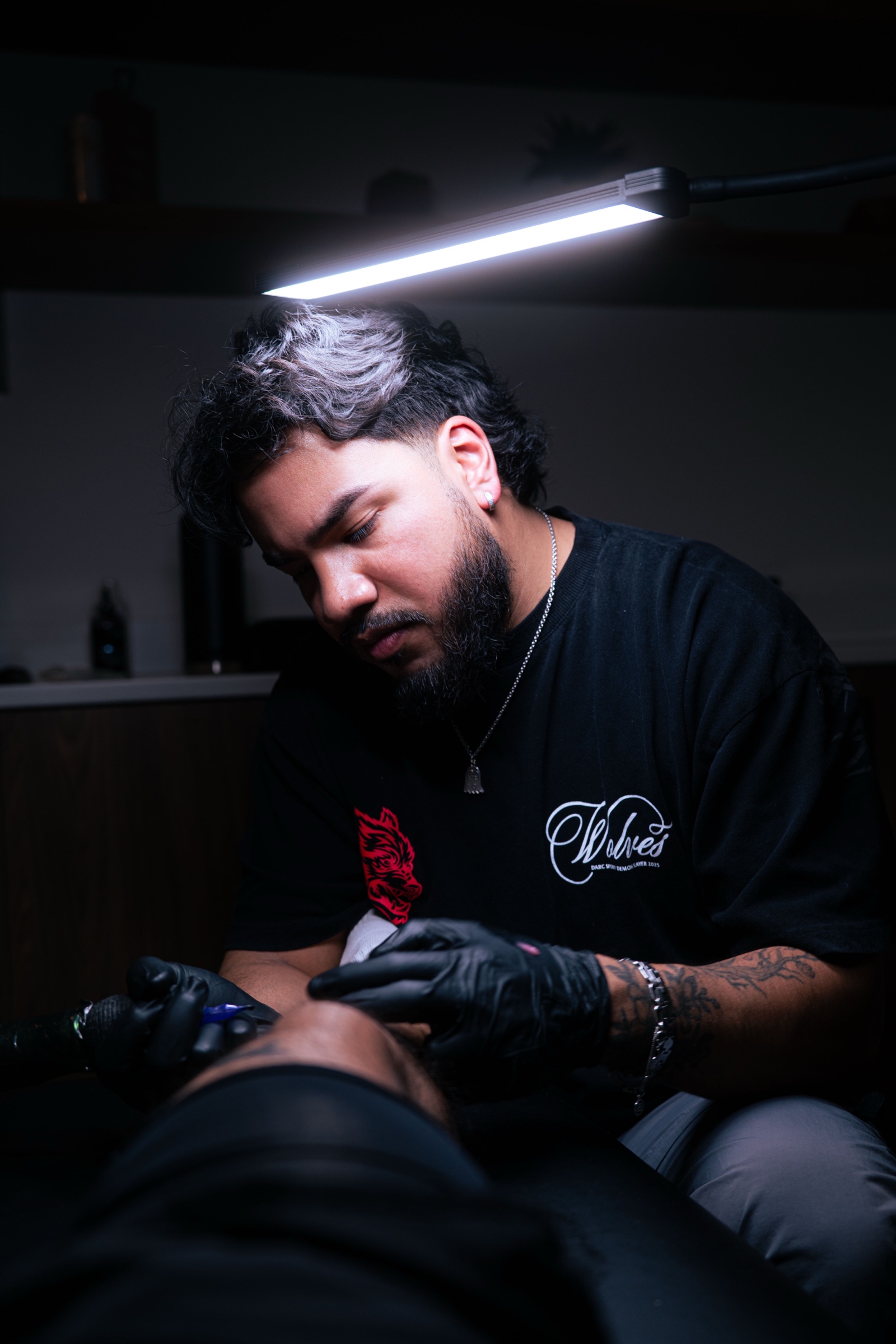 Danny Flores at work